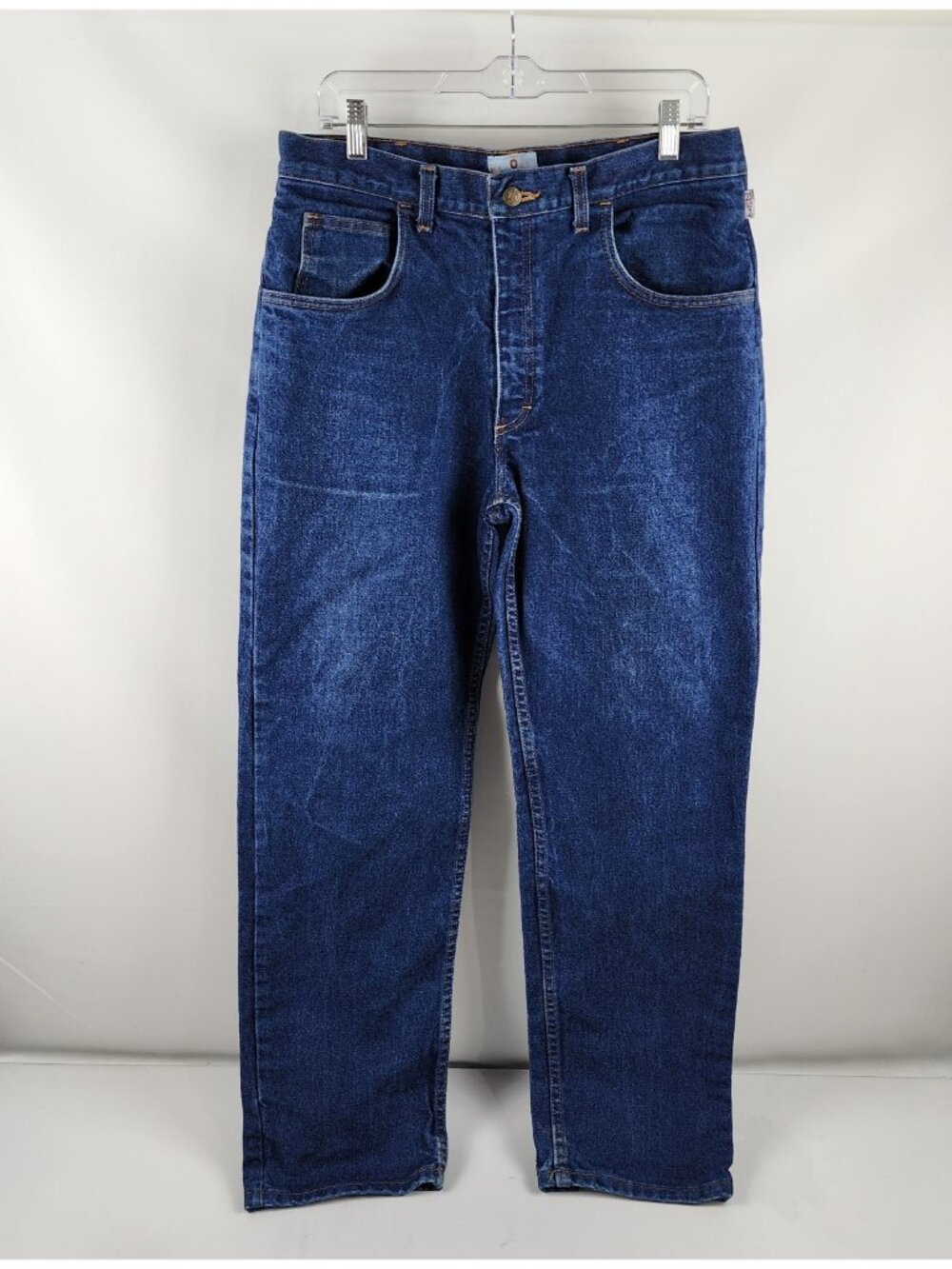 Tyndale Jeans Mens 34x30 Blue Amtex Classic Relaxed Fit FR Work Pants USA J230T
